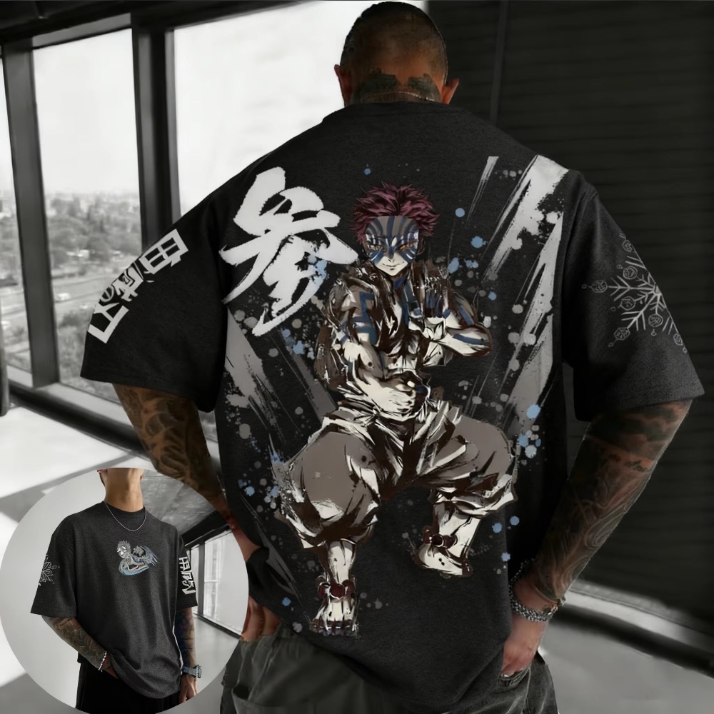 Anime Themed Merchandise - Summer Plus Size Demon Slayer Anime