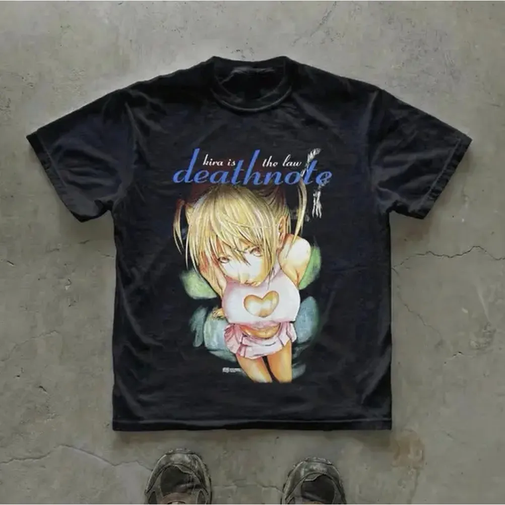 Anime Themed Merchandise - Misa Is The Law T-Shirt, Death