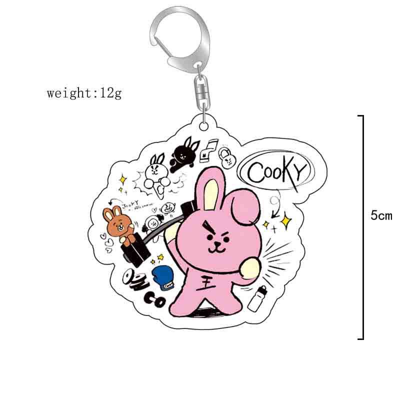 BT21 anime cartoon cute acryli - огляд і ціна Anime Merchandise Wholesale