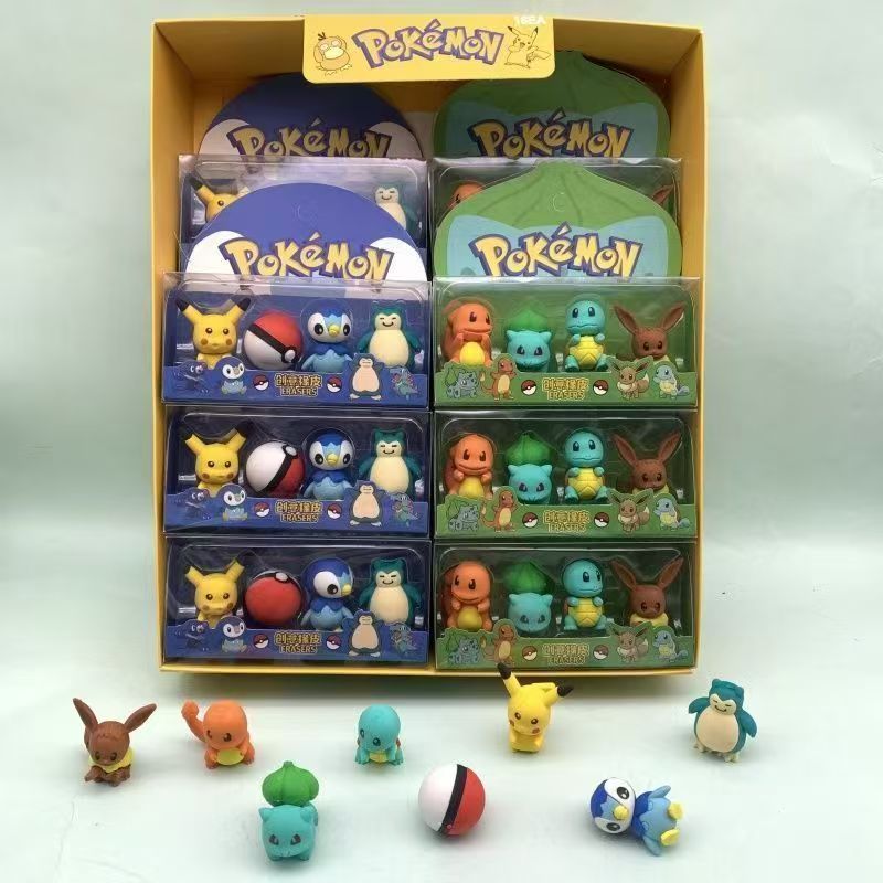 Pokémon figurine erasers, cute - огляд і ціна Erased Anime Merchandise