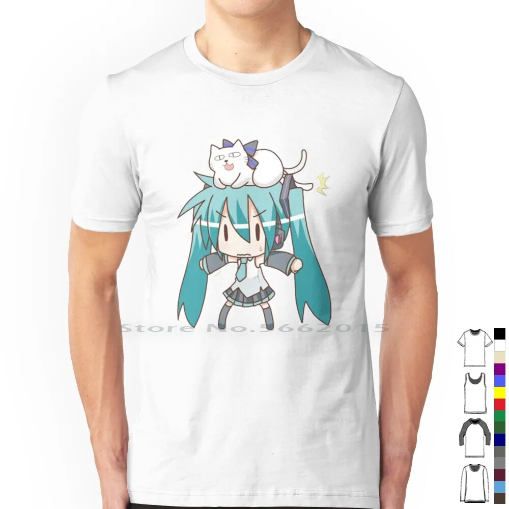 Miku T Shirt 100% Cotton Kawai - огляд і ціна Anime Themed Merchandise